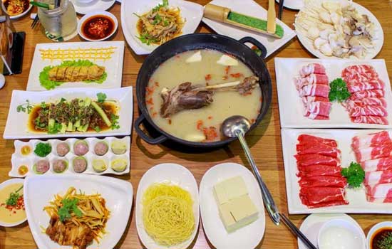 nguyên liệu lẩu Mông Cổ thịt cừu chuẩn vị tại nhà